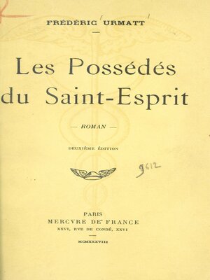 cover image of Les possédés du Saint-Esprit